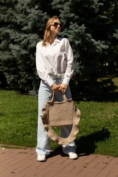 &mdash; вязаная женская сумка ручной работы Knittingmoda