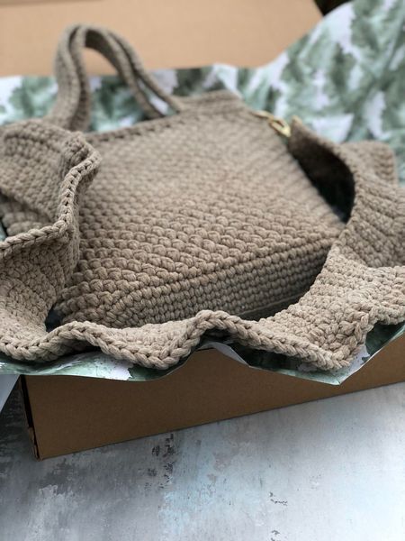 &mdash; вязаная женская сумка ручной работы Knittingmoda