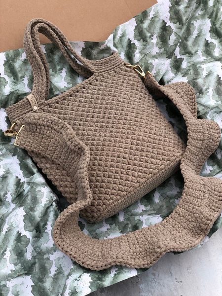 &mdash; вязаная женская сумка ручной работы Knittingmoda